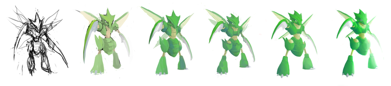 Illustration for article titled Sizin' Up Scyther! Pokemon One a Day!